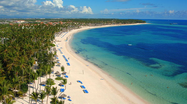 Praia do Meliá Caribe Tropical, em Punta Cana (Foto: Divulgação)