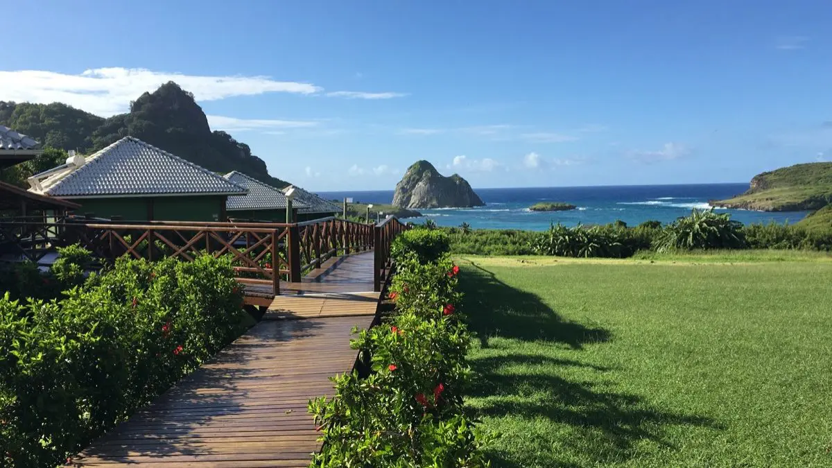 A pousada Solar dos Ventos tem essa linda vista de todos os quartos (Foto: Flymaniacs)