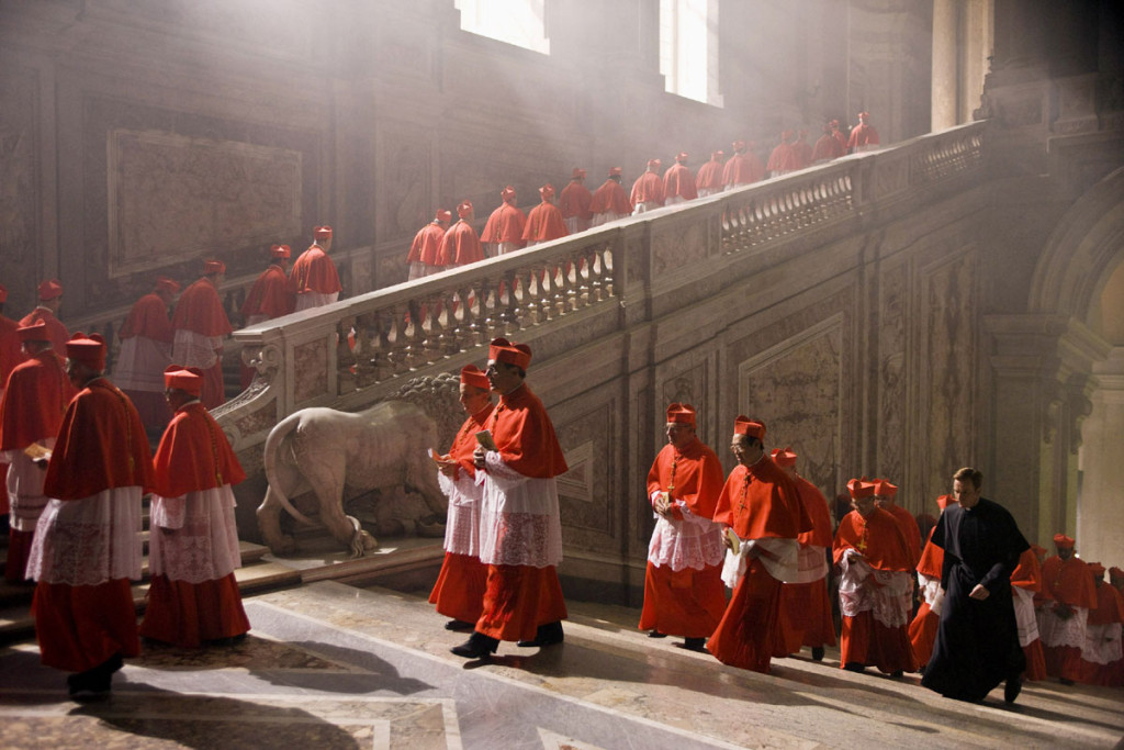 Apesar da maior parte do filme se passar no Vaticano, muita coisa foi filmada em cenário (Foto: Reprodução)