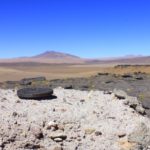 Pedra que marca a divisa entre o Chile e a Bolívia (Foto: Flymaniacs)