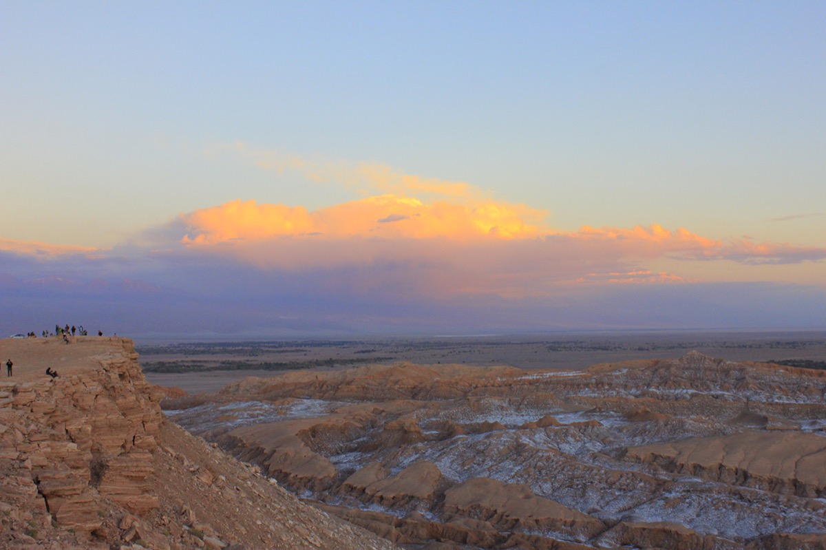 Pôr do sol no Valle de la Muerte (Foto: Flymaniacs)