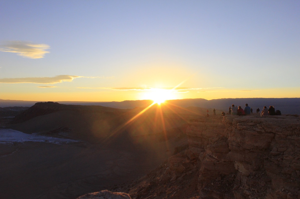 Pôr do sol no Valle de la Muerte (Foto: Flymaniacs)