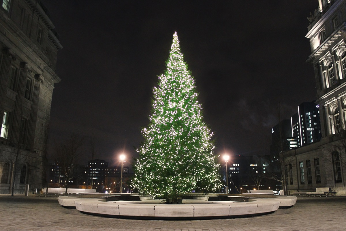 Montreal fica ainda mais linda durante o Natal (Foto: Flymaniacs)