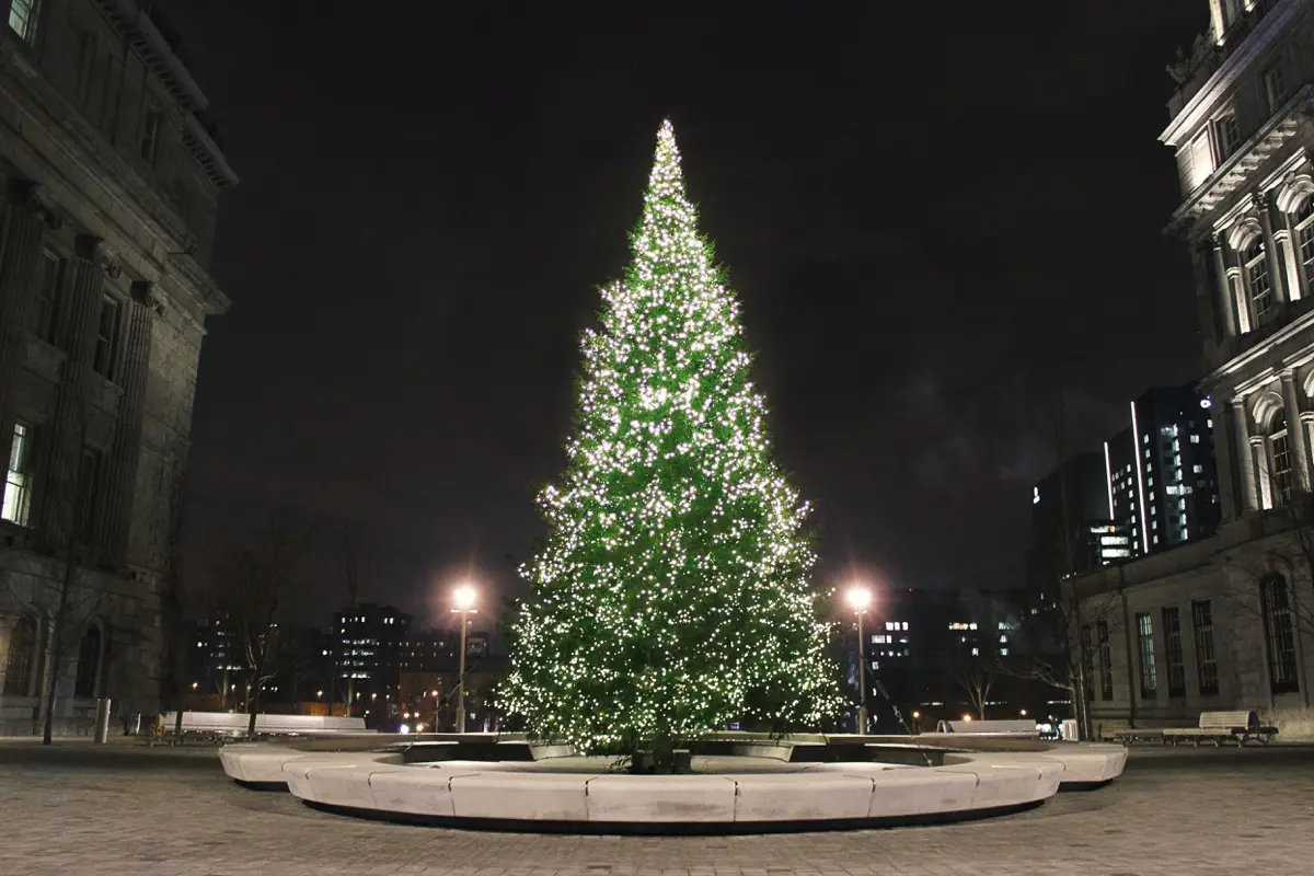 Montreal fica ainda mais linda durante o Natal (Foto: Flymaniacs)