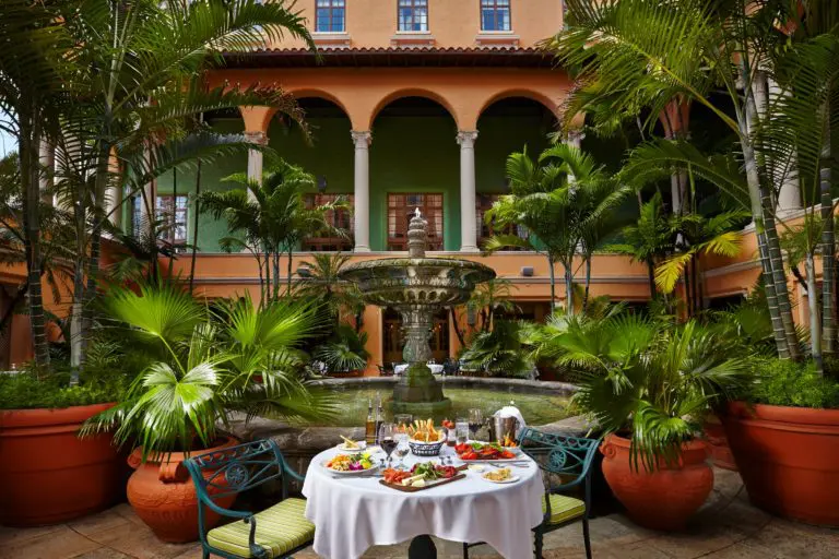 Essa era a vista do nosso café da manhã no restaurante Fontana (Foto: Divulgação)