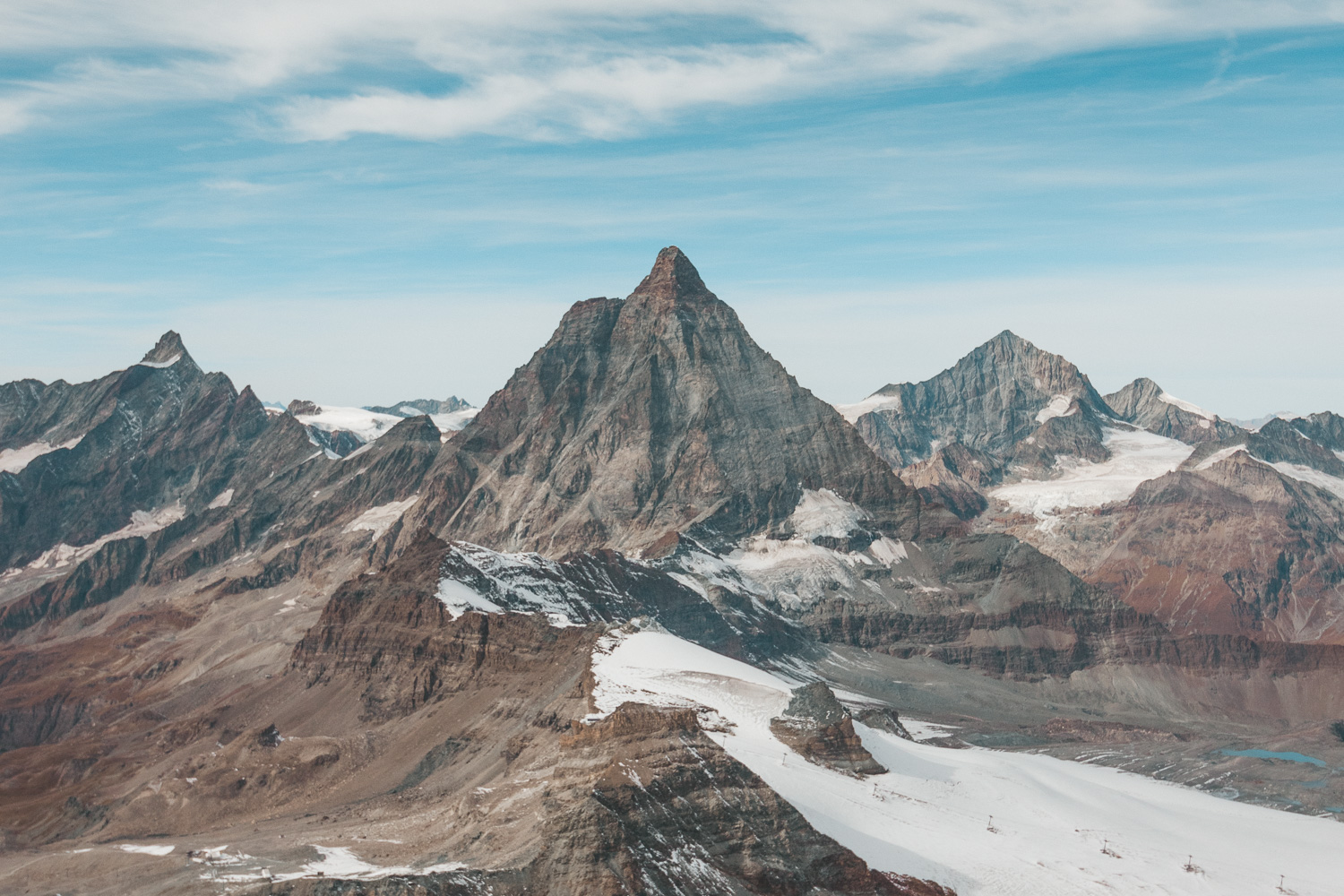 Vista do Matterhorn Glacier Paradise (Foto: Flymaniacs)