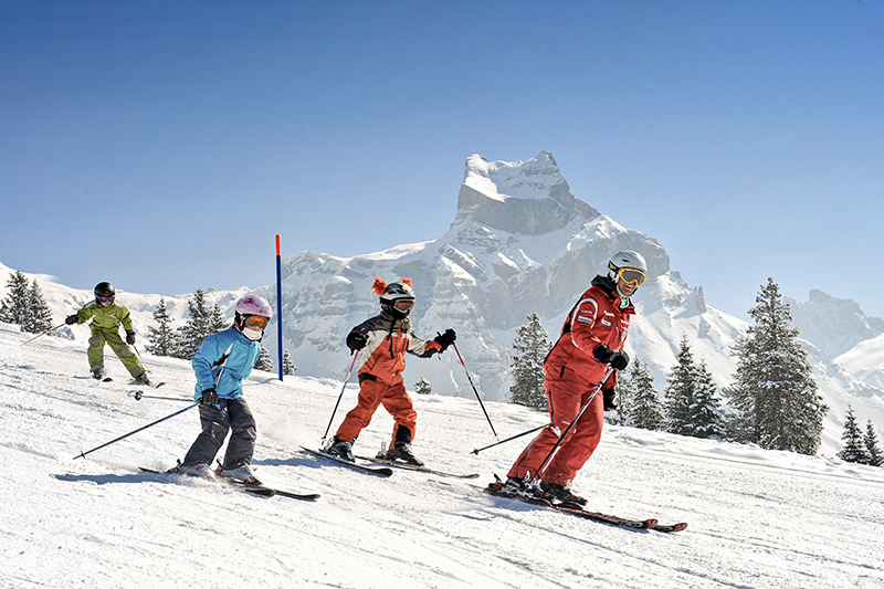 O Monte Titlis tem 82 km de pistas para esquiar (Foto: Divulgação) 