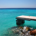 A água de Klein Curaçao, além de linda, tem uma temperatura bem agradável (Foto: Flymaniacs)