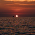 O pôr do sol em Nacpan Beach, em El Nido (Foto: Flymaniacs)