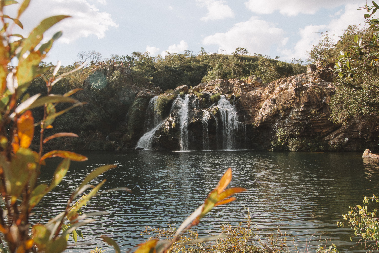 A Cachoeira da Filó é uma das mais bonitas e grandes que vimos em Capitólio (Foto: Flymaniacs)