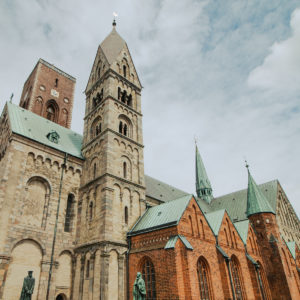Catedral de Ribe, a cidade mais antiga da Dinamarca